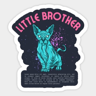 little brother Sticker